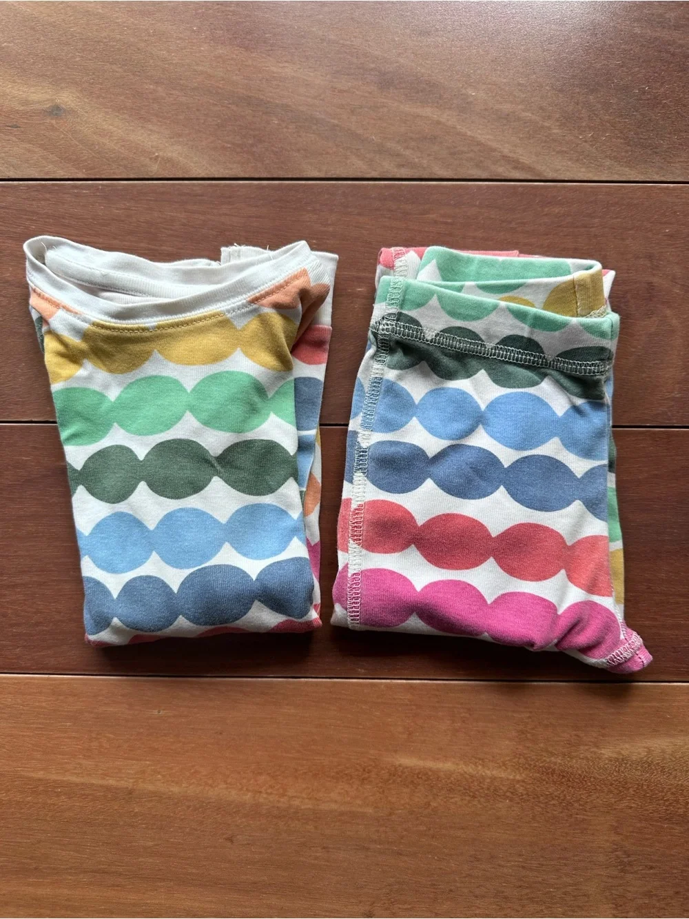 Primary Rainbow Pajama Set 4T Long Sleeves